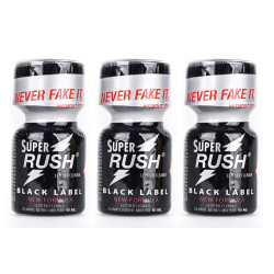 Poppers Super Rush Black Label 10 ml par 3